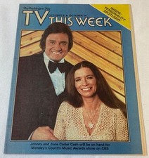 October 8, 1978 Washington Star TV THIS WEEK ~ Johnny Cash and June Carter Cash October 8, 1978 Washington Star TV THIS WEEK ~ Johnny Cash and June Carter Cash
