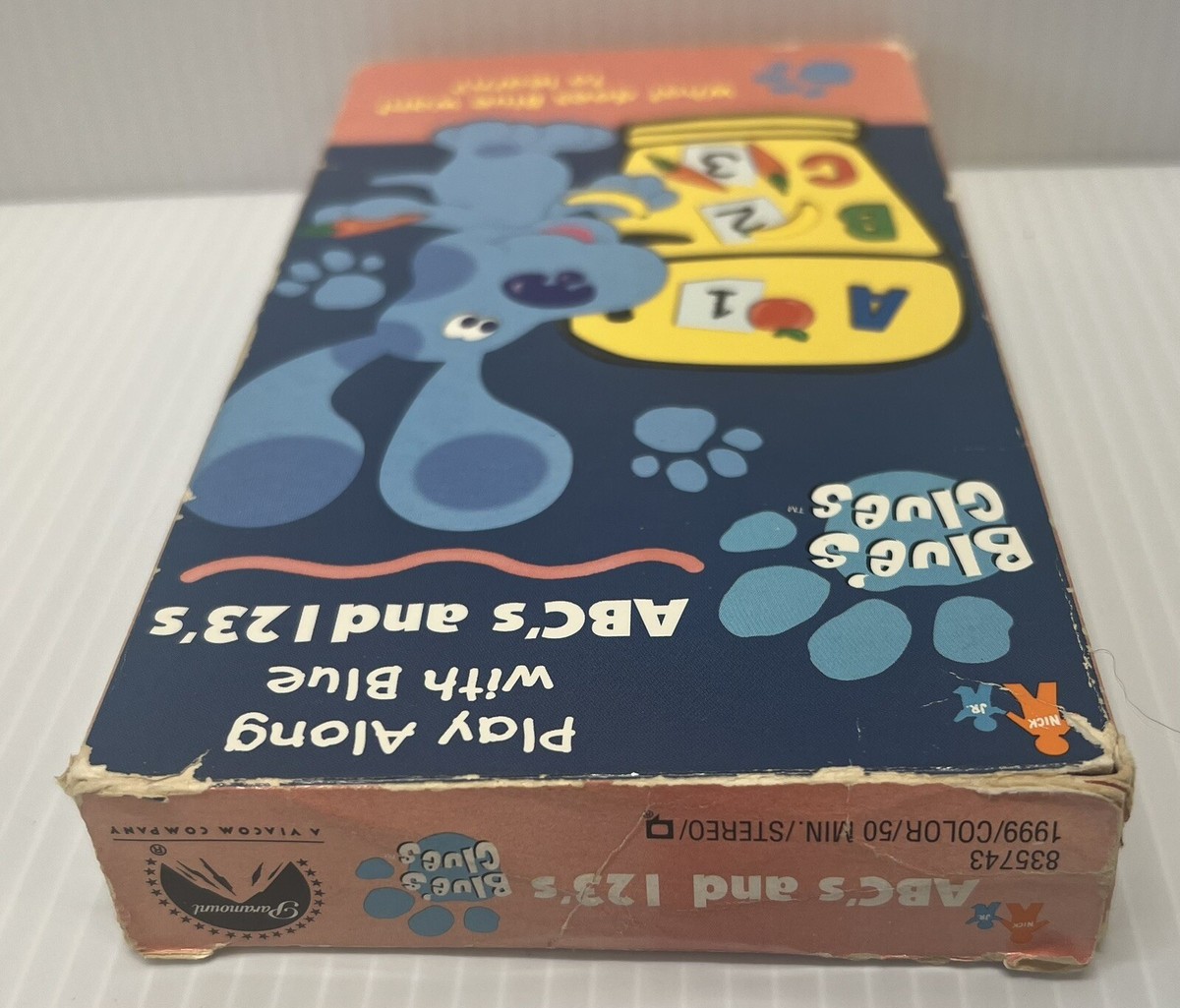 Blue's Clues VHS Tape Lot of 2 Blues Birthday and ABC's and