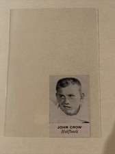 John Crow Texas A&M Aggies 1957 Football SI Panel RARE!
