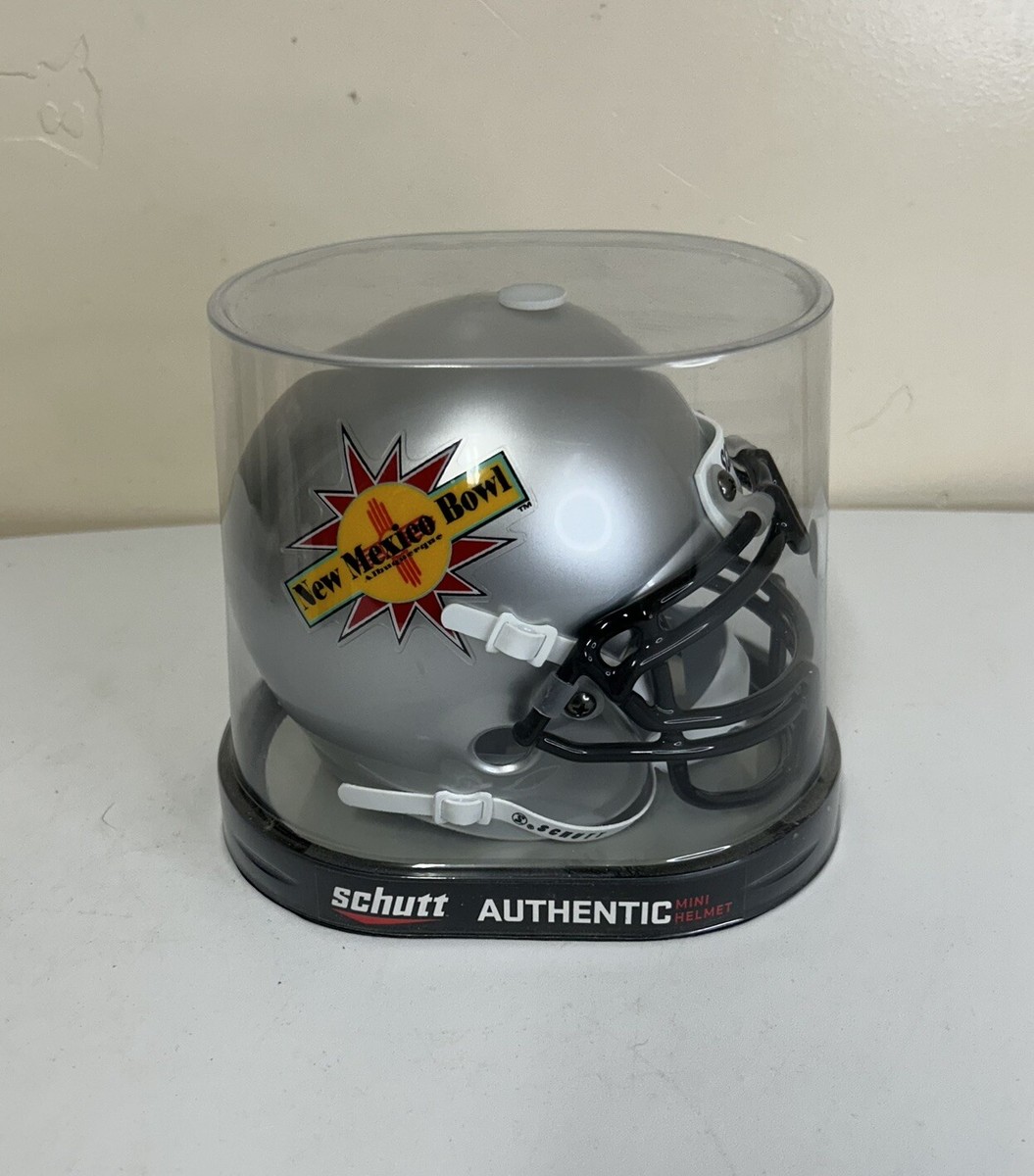 Schutt Mini Football Helmet New Mexico Albuquerque Bowl 2006-2009 | eBay