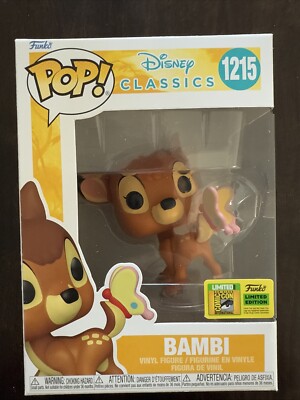 SDCC 2022 *OFFICIAL* FUNKOVILLE FUNKO POP! DISNEY CLASSICS - BAMBI