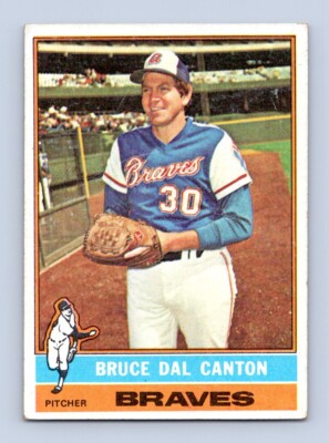 1976 Topps #486 Bruce Dal Canton Atlanta Braves Ex+