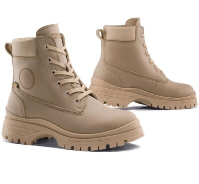 Bottes Moto Scarpe Moto Falco Bottes Adventure Bottes Moto Marron