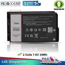 J7HTX Battery For Dell Latitude 12 7212 7202 Rugged Extreme Tablet Serie 7XNTR