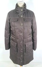 Tom Tailor Puffa Down-filled Duffel Coat Parka Brown Women's Size Large