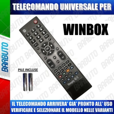 UNIVERSAL FERNBEDIENUNG WINBOX KLICKEN SIE AUF IHR MODELL SIE ERHALTEN ES BEREITS FERTIG