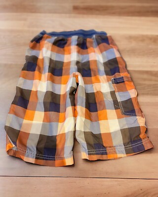 Mini Boden Boys Shorts Size 5 Years Cargo Blue Yellow Adj
