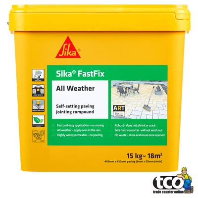 Sika Fast Fix All Weather Self-Setting Paving Jointing Compound Grey