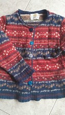 Maas Naturwaren* wunderschöne Kinder Strickjacke* 116* Schurwolle* farbenfroh* 