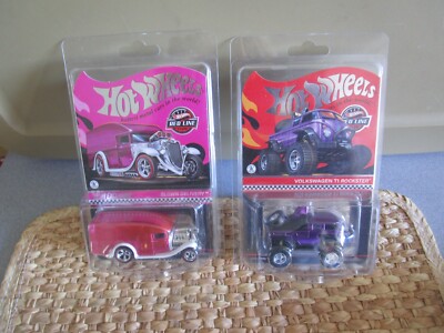 2  Hot Wheels RLC SPECIAL EDITIONS  BLOWN DELIVERY AND  V W  T 1 ROCKSTER GET 2