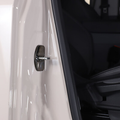 4 Chiusure Per Serratura Portiera Auto In Acciaio Inox - Compatibili Con Ineos Grenadier 2020-2024 - Decorazioni Interne (Nero/Argento) - 5