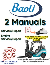 BAOLI KBG25 FORKLIFT SERVICE REPAIR ENGINE SHOP MANUAL PDF USB
