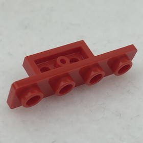 LEGO 2436b Red Bracket 1 x 2 - 1 x 4 with Rounded Corners (x1)