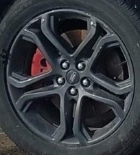 2018 Edge Oe Wheel 19x8 Tpms 10 Spoke 5 Split Spoke Black Ford