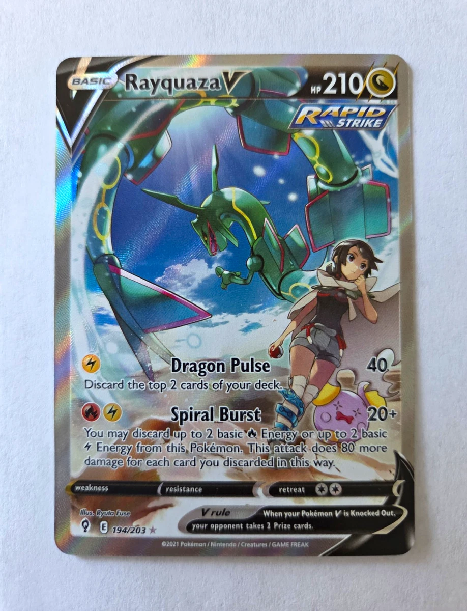Rayquaza V Pokémon TCG Cards for sale | eBay