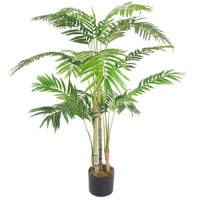 Große künstliche Palme 120cm 4ft Areca realistische künstliche Zimmerpflanzen