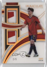 2022-23 Panini Immaculate Dual Patch Gold 2/5 Gavi #DP-GVI Dual Patch 1cc7