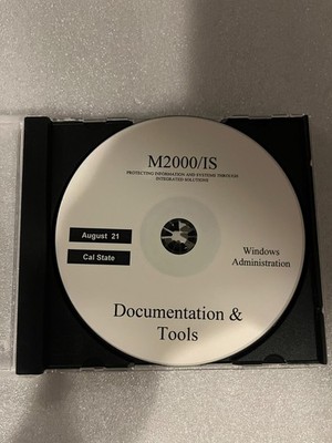 M2000/IS Protecting Information and Systems Through Integrated Solutions CD-ROM