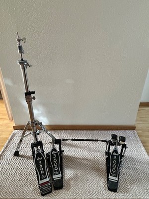 DW 5000 Hi-hat Stand/ 3000 Double Bass Drum Pedal Combo