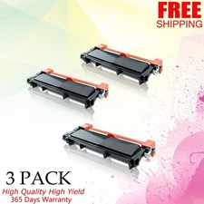3-Pk/Pack TN660 TN630 High Yield Toner for Brother HL-L2300D L2320D L2340DW
