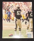VAUGHN JOHNSON NEW ORLEANS SAINTS  ACTION SIGNED 8x10