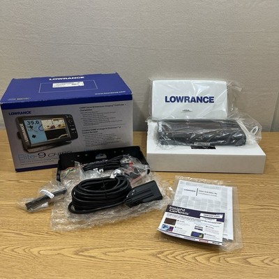 Lowrance Elite-9 Chirp Sonar & Downscan Imaging Fishfinder + Chartplotter NIB