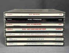 AC/DC - Job Lot Bundle of 7 CD albums Rock N Roll Vintage
