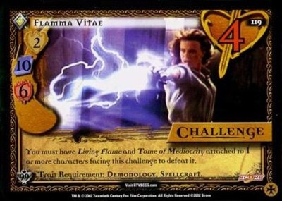 Flamma Vitae - Class of '99 - Limited - Buffy CCG