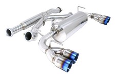 Megan 3 Quad Burnt Tip Oe Rs Catback Exhaust For Hatch Sti 08-14 Wrx 11-14