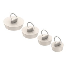 Bathtub Drain Stoppers, 4 Pieces Rubber Sink Stopper Set Bath Tub Plug Kitchen B