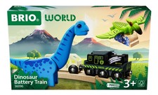 BRIO World   36096 Dinosaur Battery Train  Toy Train for Kids Aged 3 Years Up