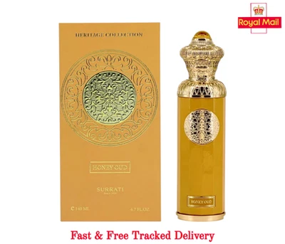 Surrati Heritage Collection Honey Oud Eau De Parfum 140ml Luxury Unisex Scent