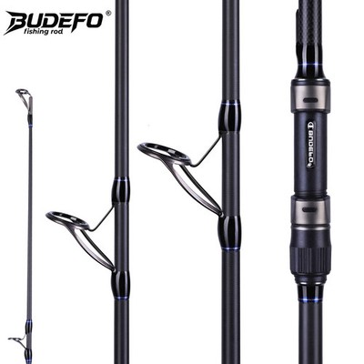 BUDEFO Carp Fishing Rod 3.9m-4.2m Carbon Fiber Spinning Rod Travel Surfcasting