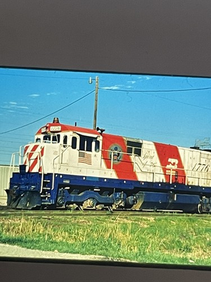 #ad #ad Kodalux Railroad Slides 20 Burlington Northern several Locomotives plus $30.00