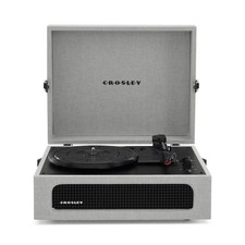 Crosley Voyager Gray Bluetooth Record Player Turntable 33/45/78 RPM RCA