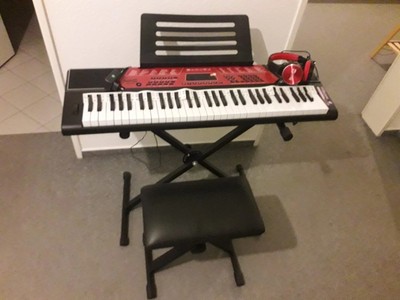 RockJam 61 Key Keyboard Piano Kit with Pitch Bend