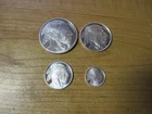SETSRUS - GOLDEN STATE MINT 4 Coin .999 SILVER ROUND INDIAN HEAD/ BUFFALO COINS