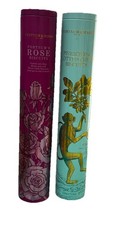 Two Fortnum and Mason long biscuit tins for storage 