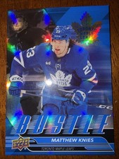 2025-26 Upper Deck Series 1 Sweet Bustle Insert Matthew Knies Maple Leafs Stud