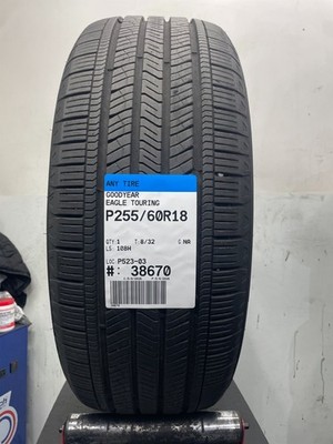 1 Used  P255/60R18 Goodyear Eagle Touring 108 H - 8/32 