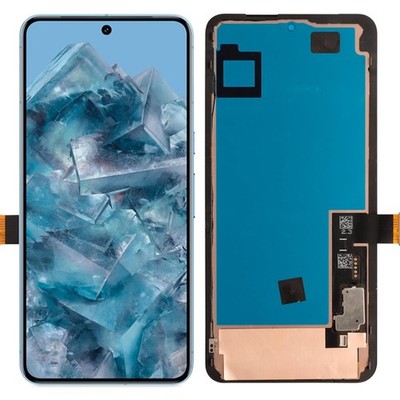 LCD Display Ersatz kompatibel mit Google Pixel 8 Pro Schwarz mit Rahmen - 1 S...