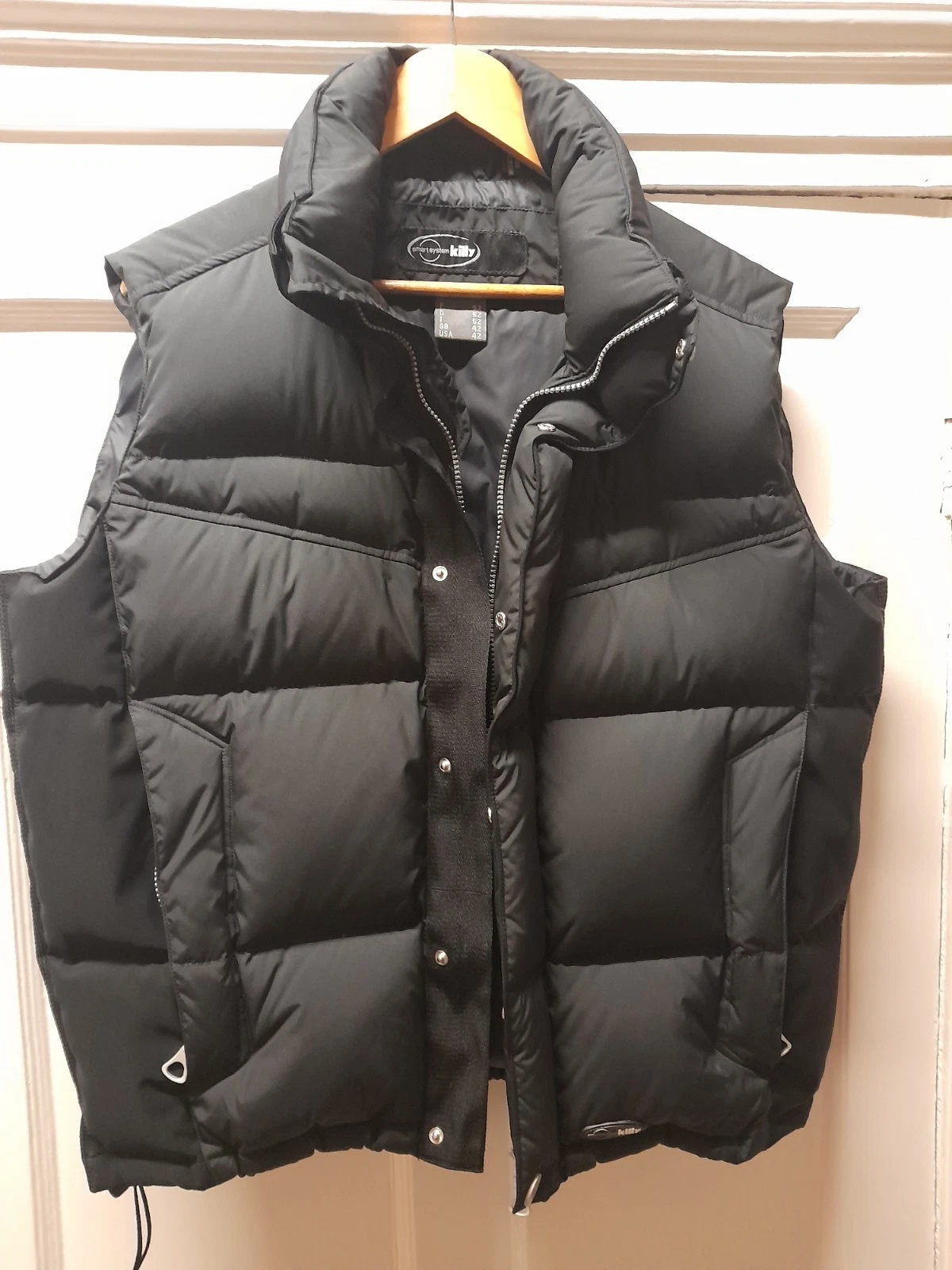 Men's Killy Smart System Gilet Black Size 42 New Without Tags