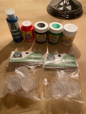 Assortment of kids Washable Paint 5 colors Crayola  1 other brand  Containers