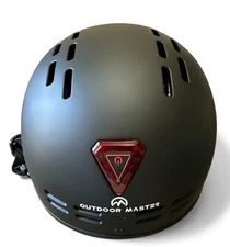 OutdoorMaster Bike Helmet with Rear LED Light for Cycling Skate Scooter
