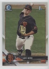 2018 Bowman Draft Chrome Refractor Jake Wong #BDC-55 kb7