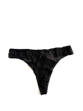 Victoria's Secret PINK Sheer Mesh Thong Panty Black