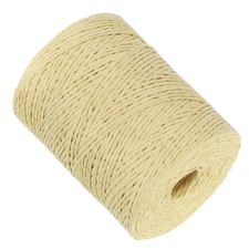 Natural Cotton Raffia Yarn 328Yard for Craft ...