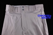 Vintage 80s années 90 Pantalon de baseball NWT Gris Rayé
