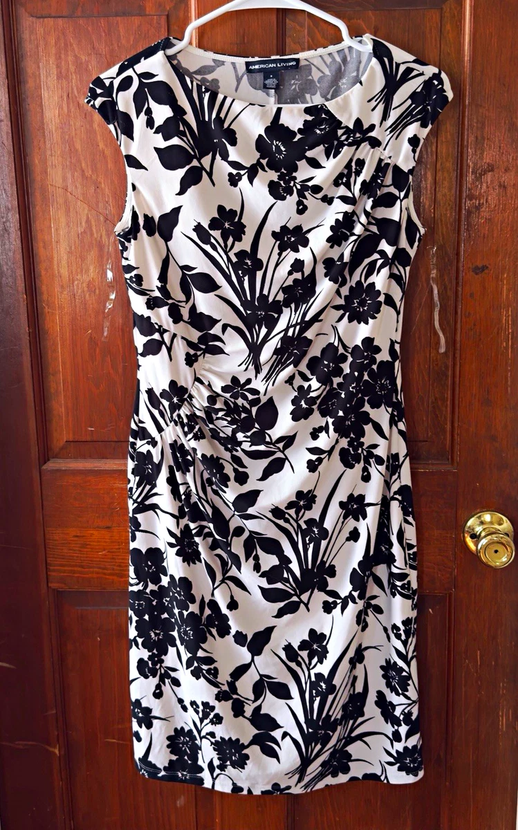 american living black and white dress Dresses for Women for sale Sheath dress