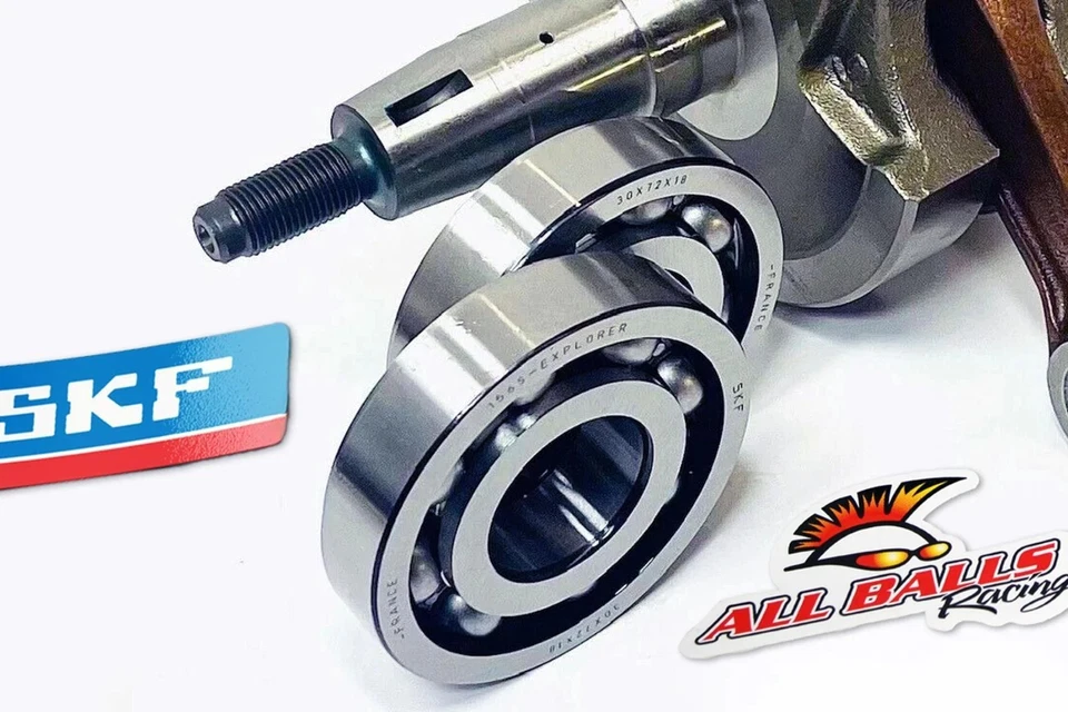 Rodamientos de manivela principal Yamaha YZ250 YZ250X WR250 RAP250 SKF actualización OEM CR250 RM250 Foto 3 de 4